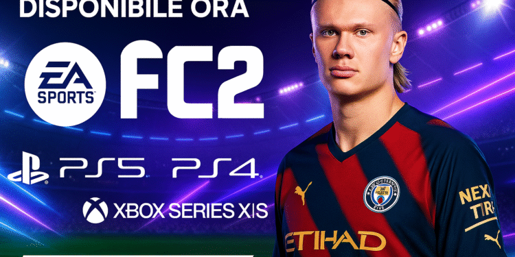Copertina ufficiale EA Sports FC 26 per PS5, PS4, PC, Xbox Series X|S e Nintendo Switch
