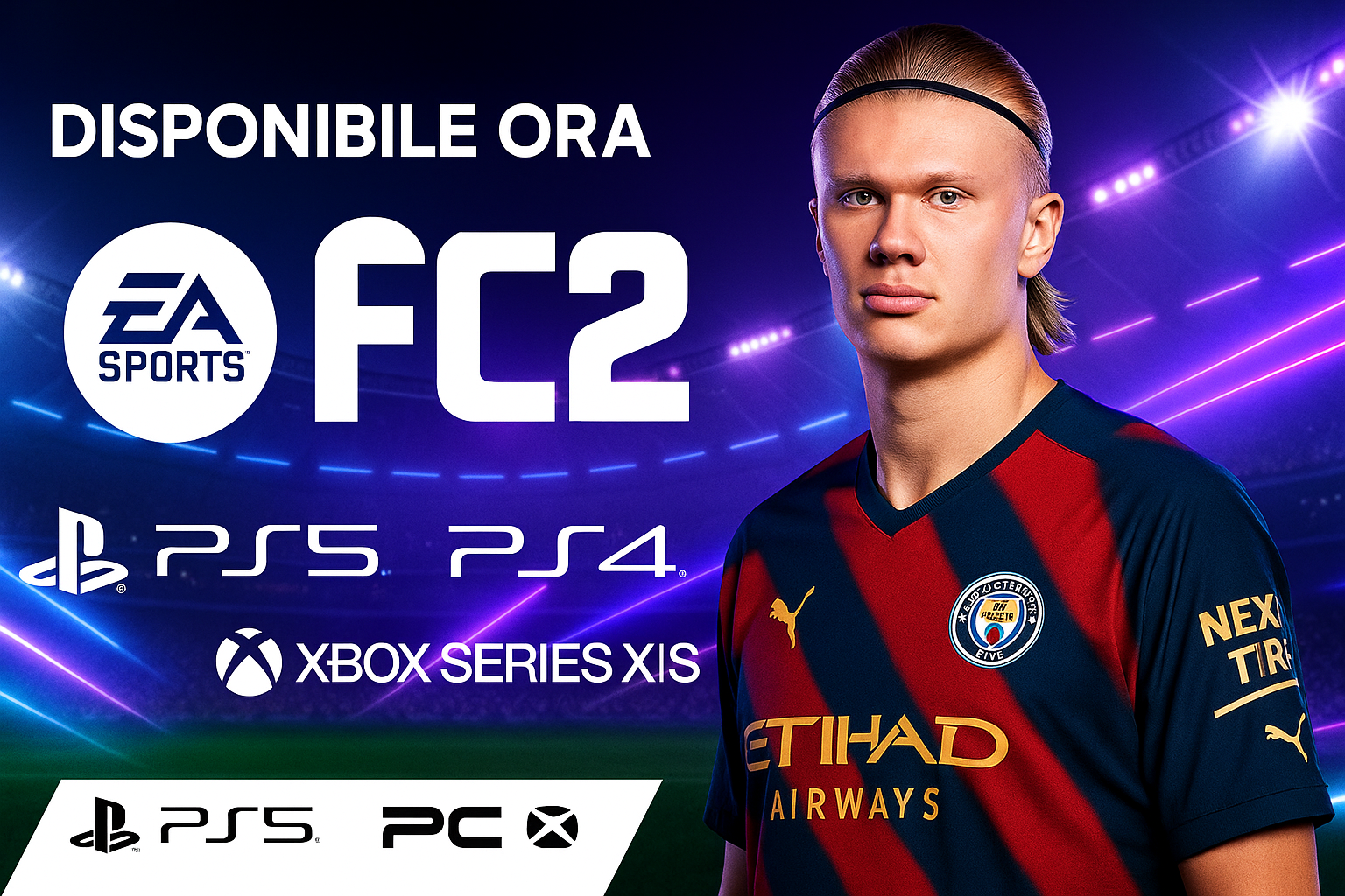 EA Sports FC 26 – Cover multipiattaforma Copertina EA Sports FC 26 per PS5, PS4, PC, Xbox Series X|S, Xbox One e Nintendo Switch